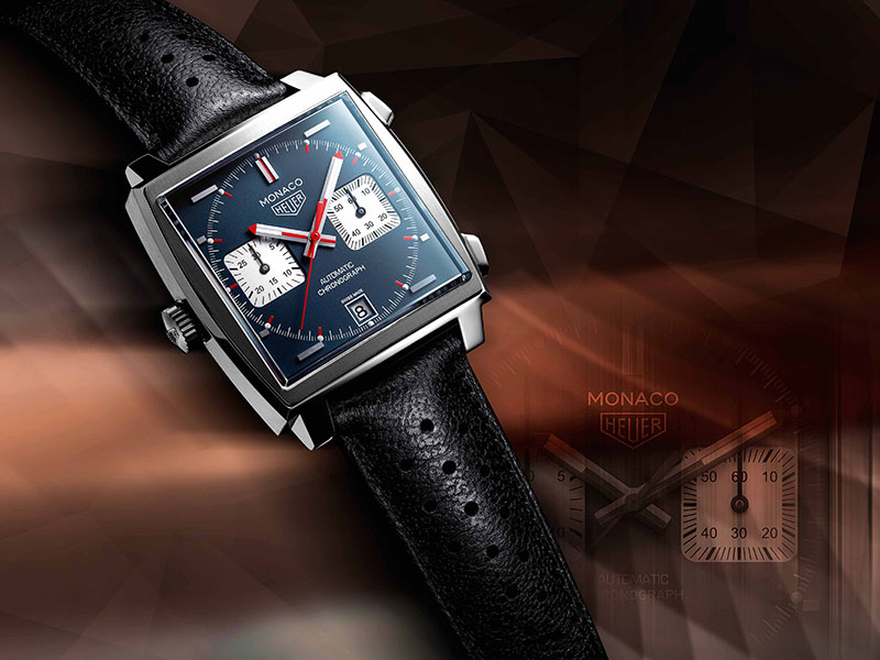 نسخة استثنائية ومحدودة من ساعة موناكو من تاغ هوير احتفالاً بمرور 50 عامًا على إطلاقها